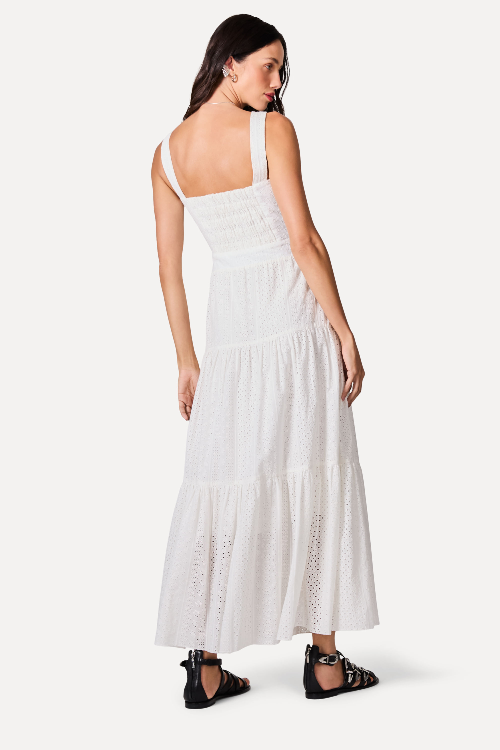 Vestido Longo De Laise Branco