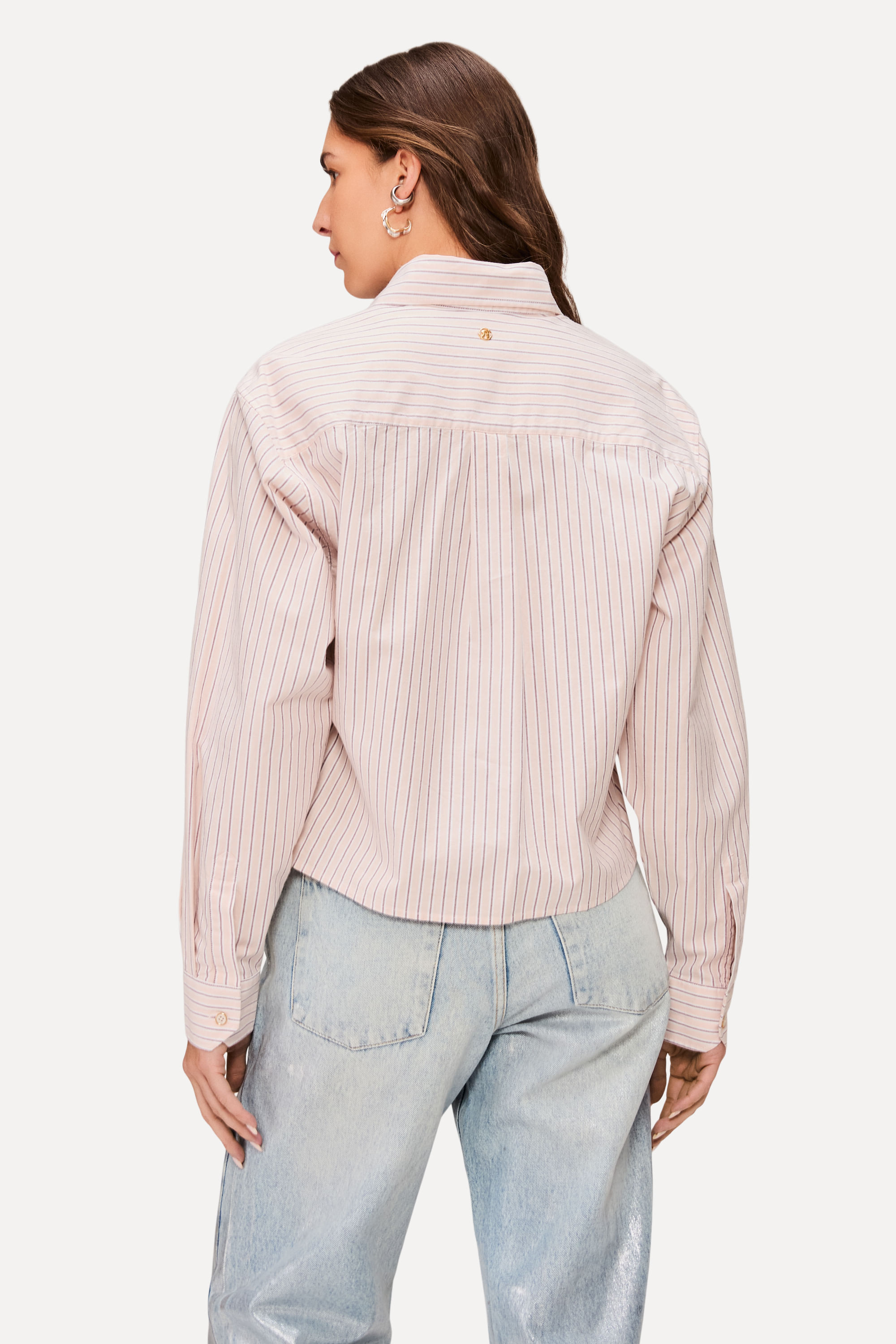 Camisa Ripped Rosa