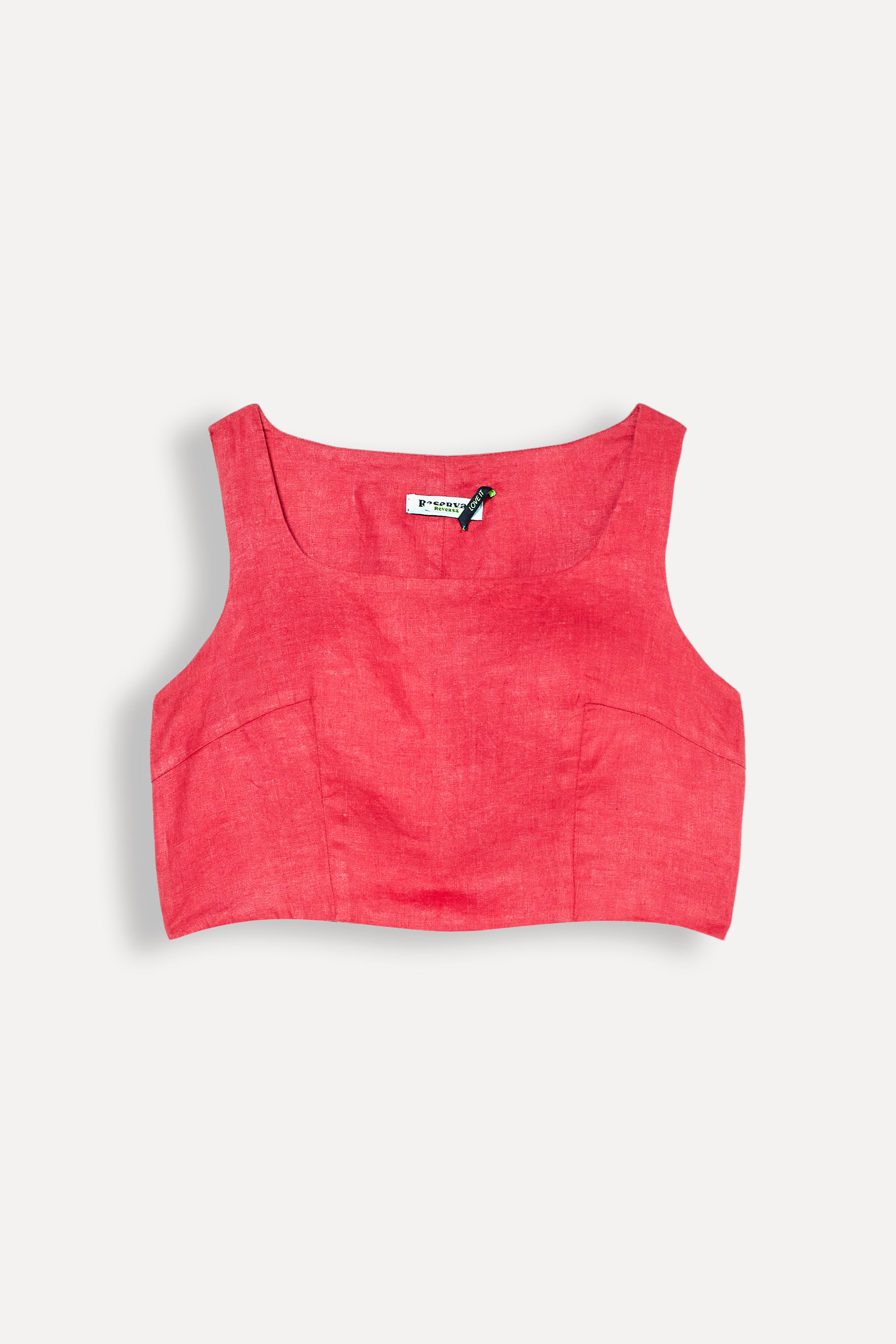 Top Linho Vermelho