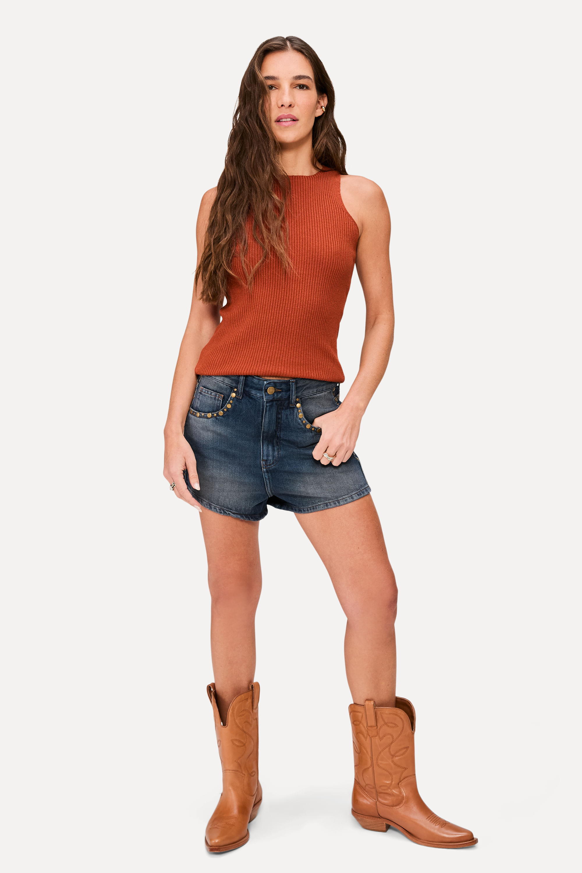 Short Jeans Boyfriend Tachas