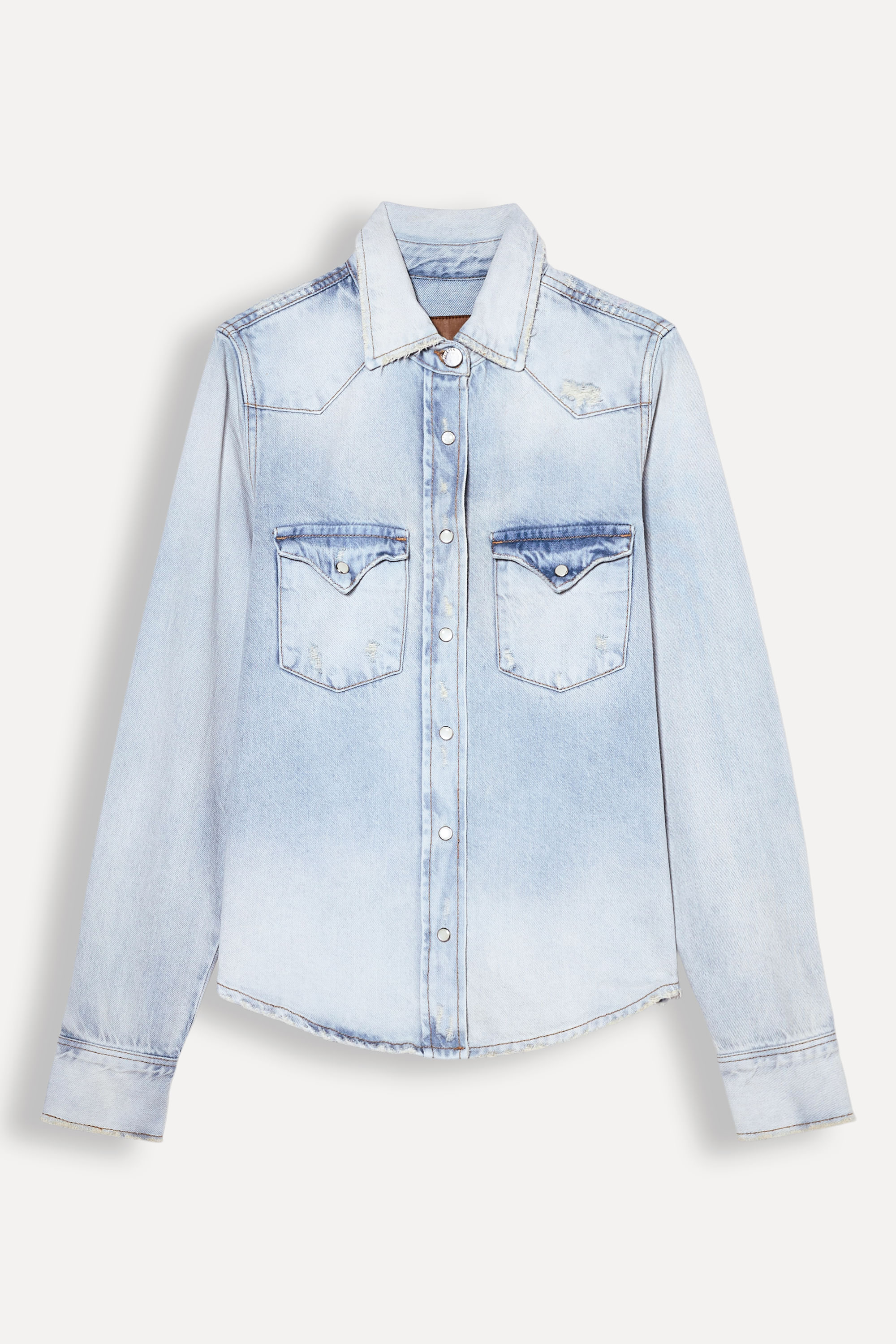 Camisa Jeans Western Slim