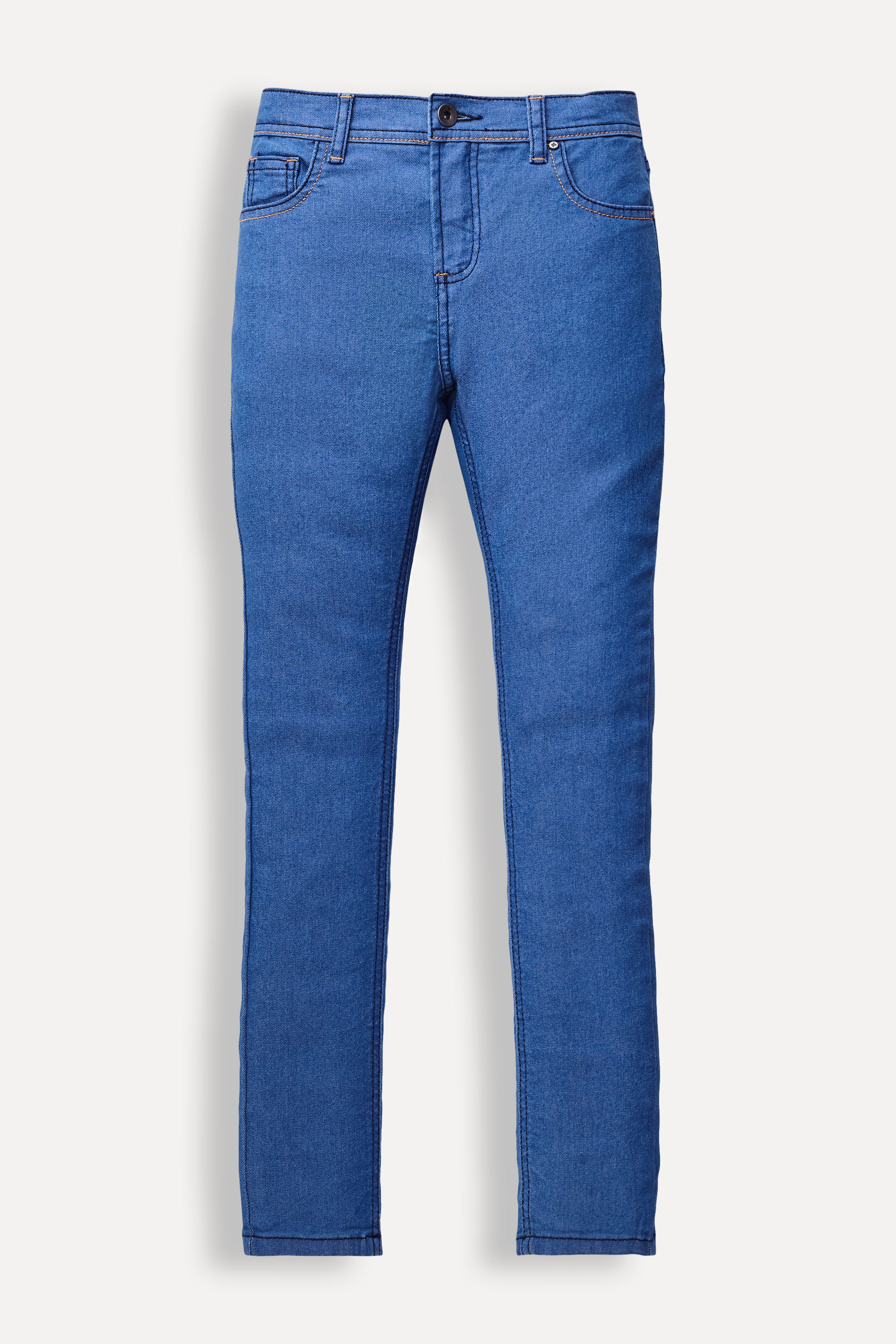 Calca Mini Jeans Regular Linha Bicolor