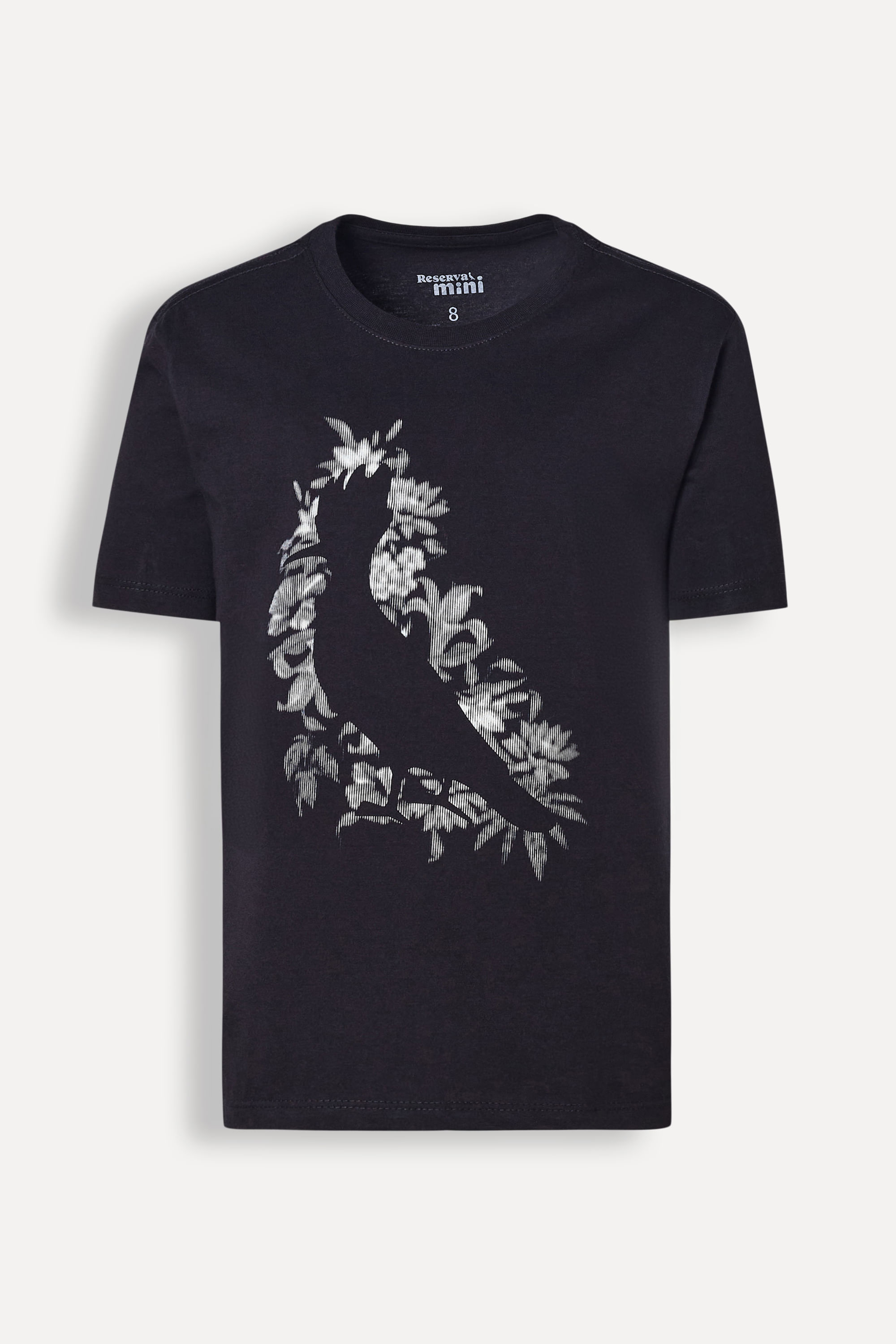 Camiseta Mini Est Pica Pau Blur Flower