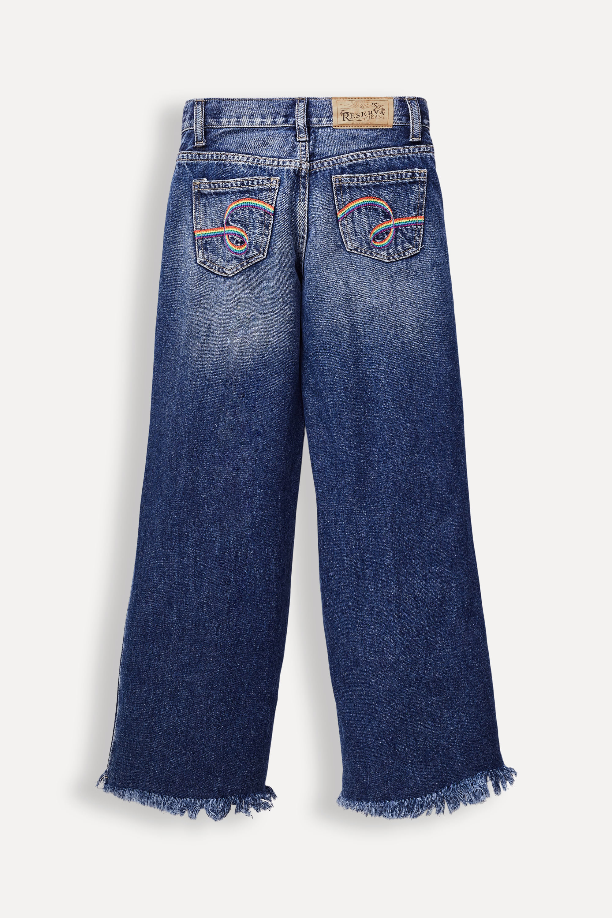 Calca Menina Jeans Wide Fili Cores