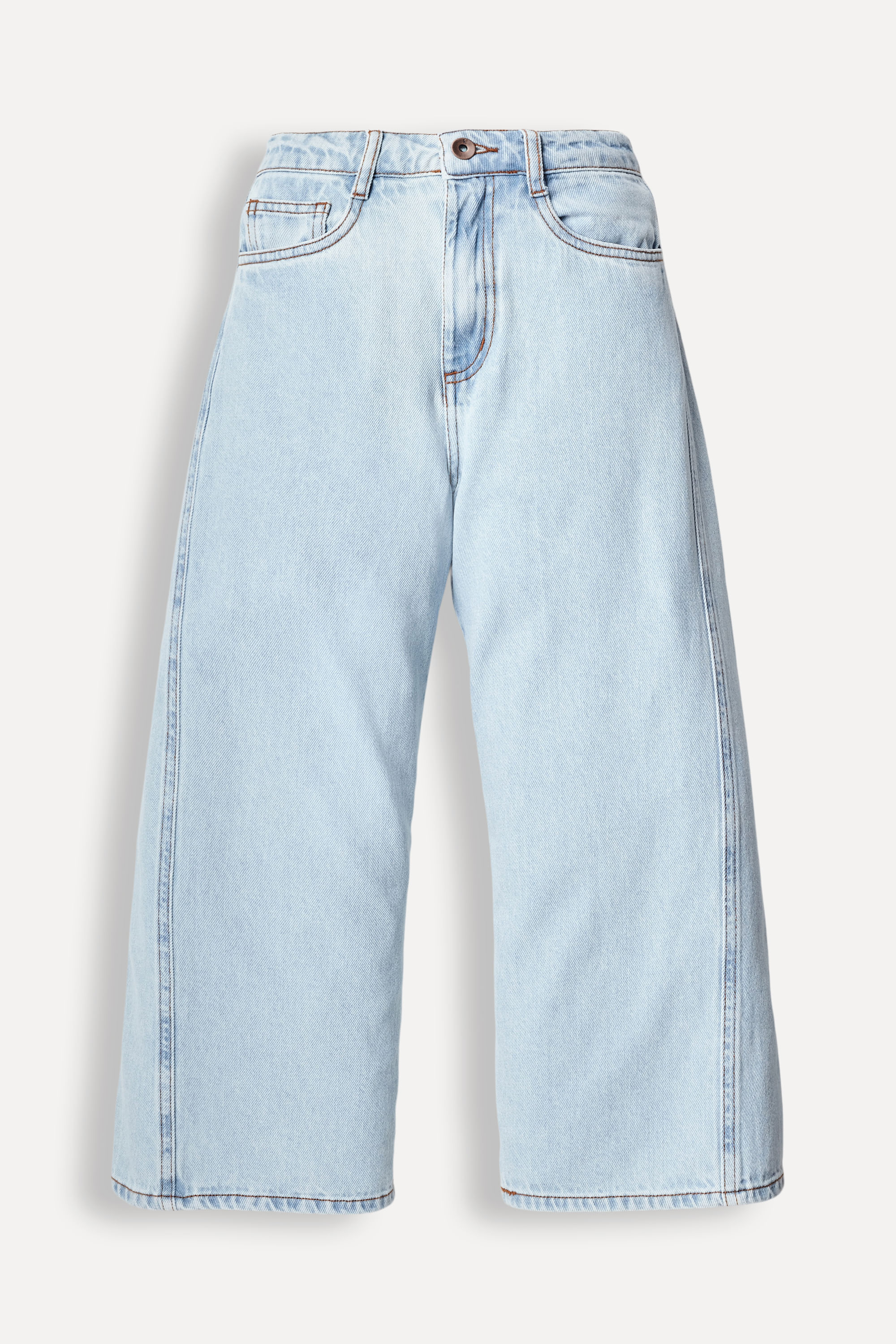 Calca Menina Jeans Wide Clara