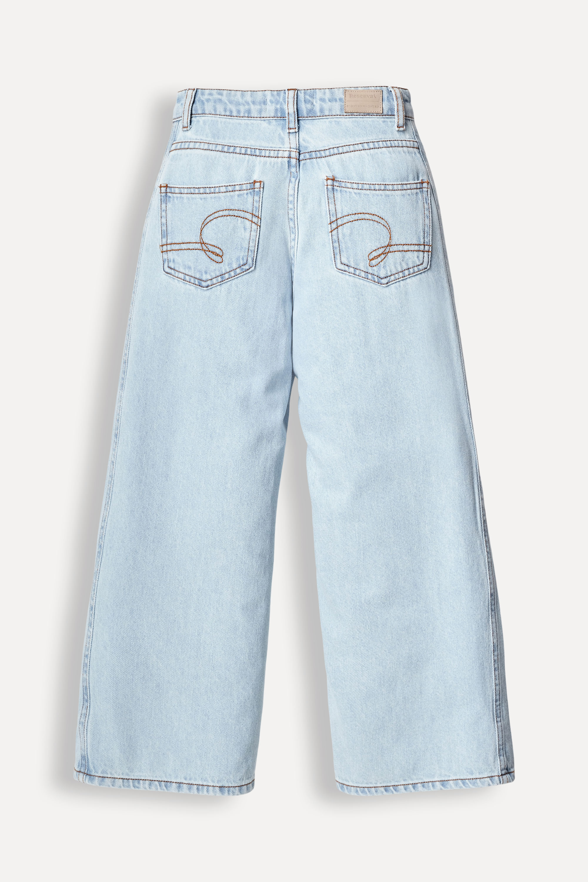 Calca Menina Jeans Wide Clara