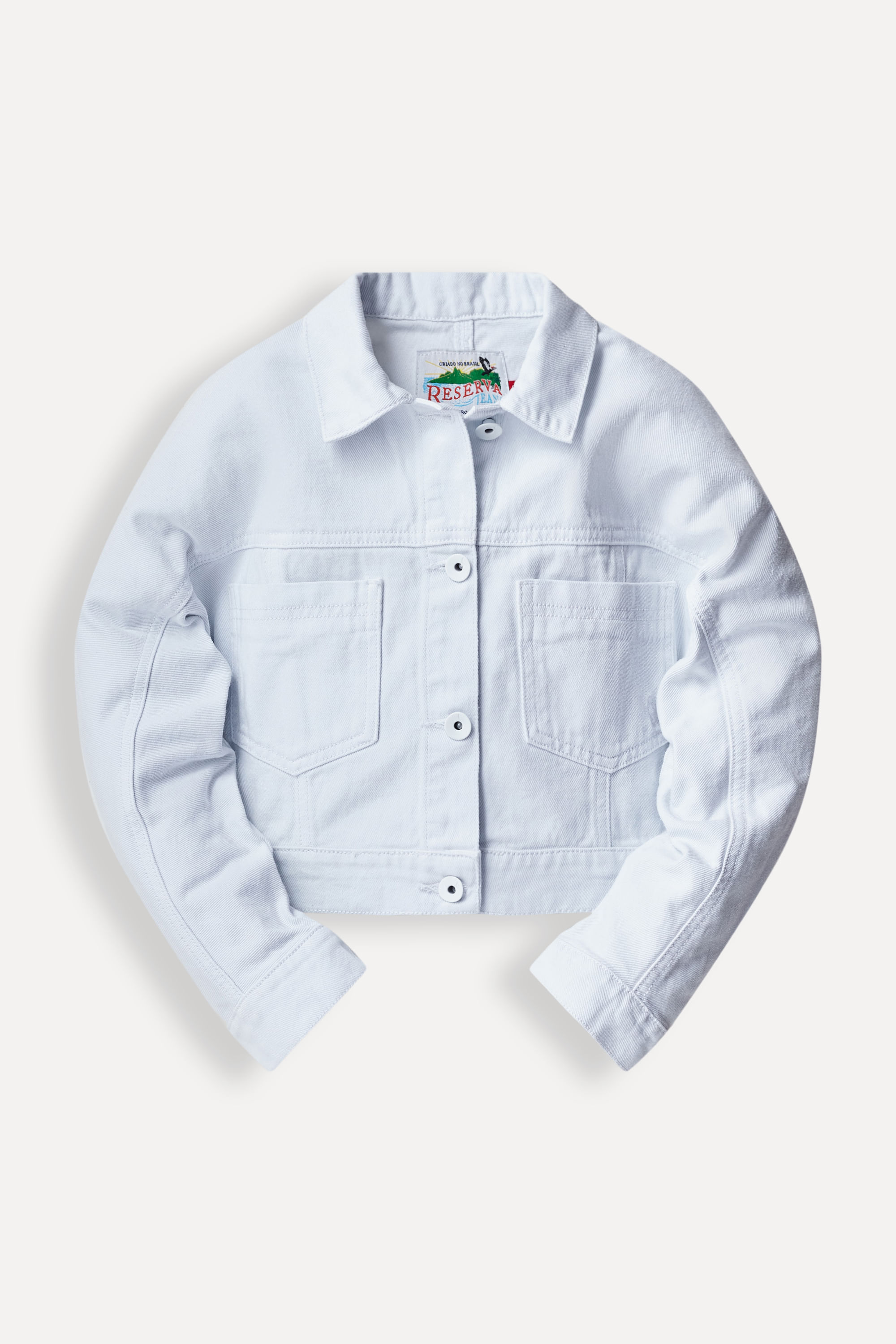 Jaqueta Menina Sarja Oversized