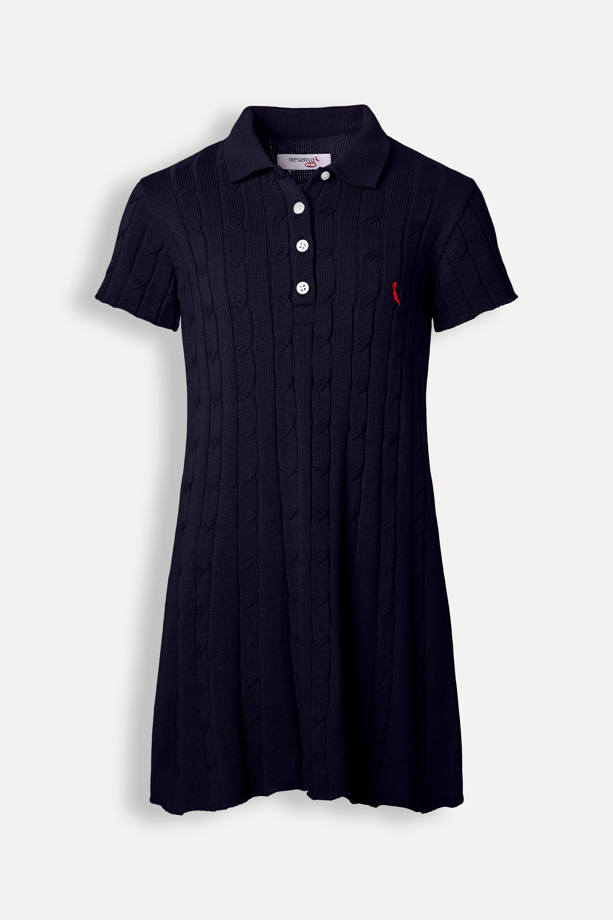 Vestido Tricot Menina Polo Tranca