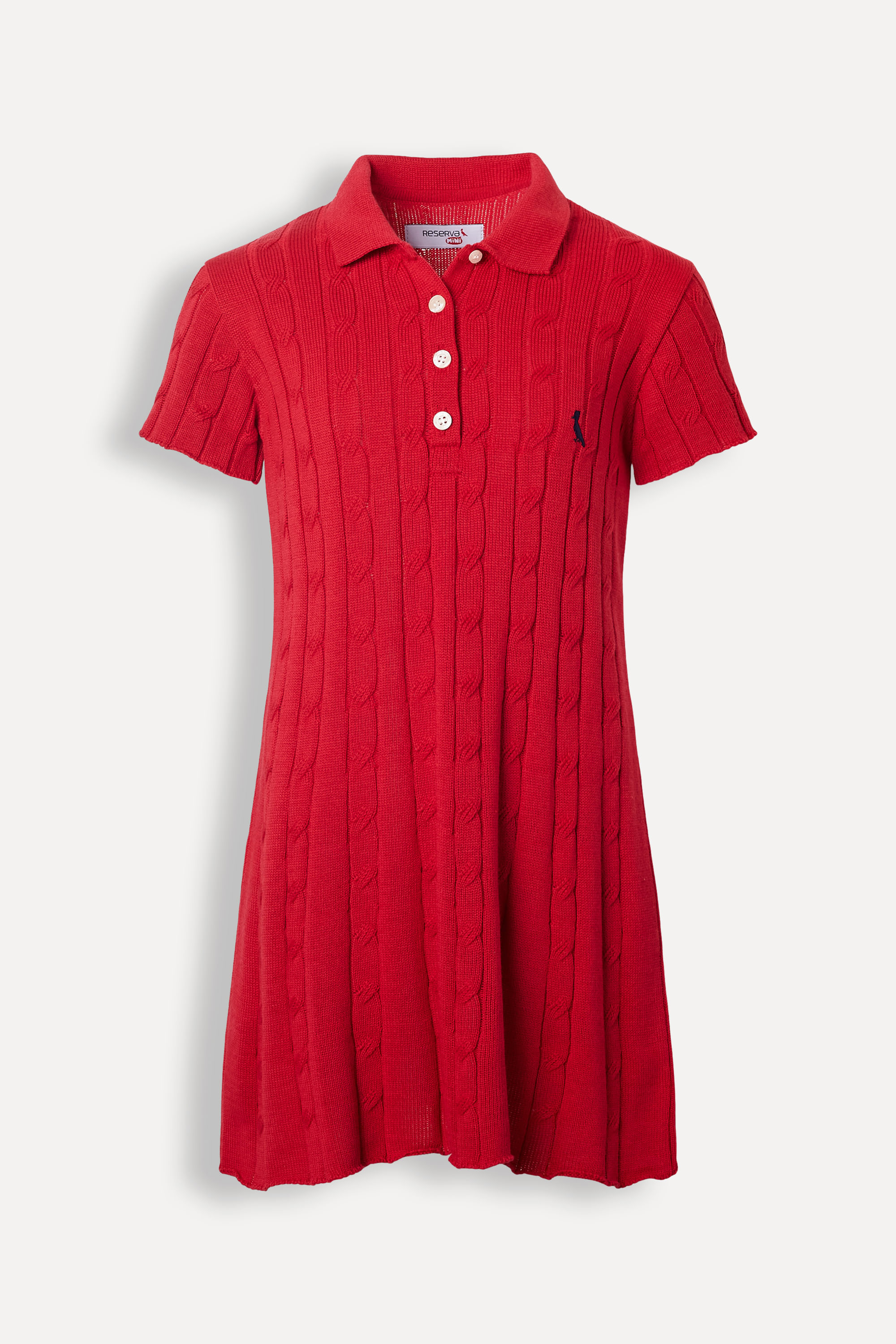 Vestido Tricot Menina Polo Tranca