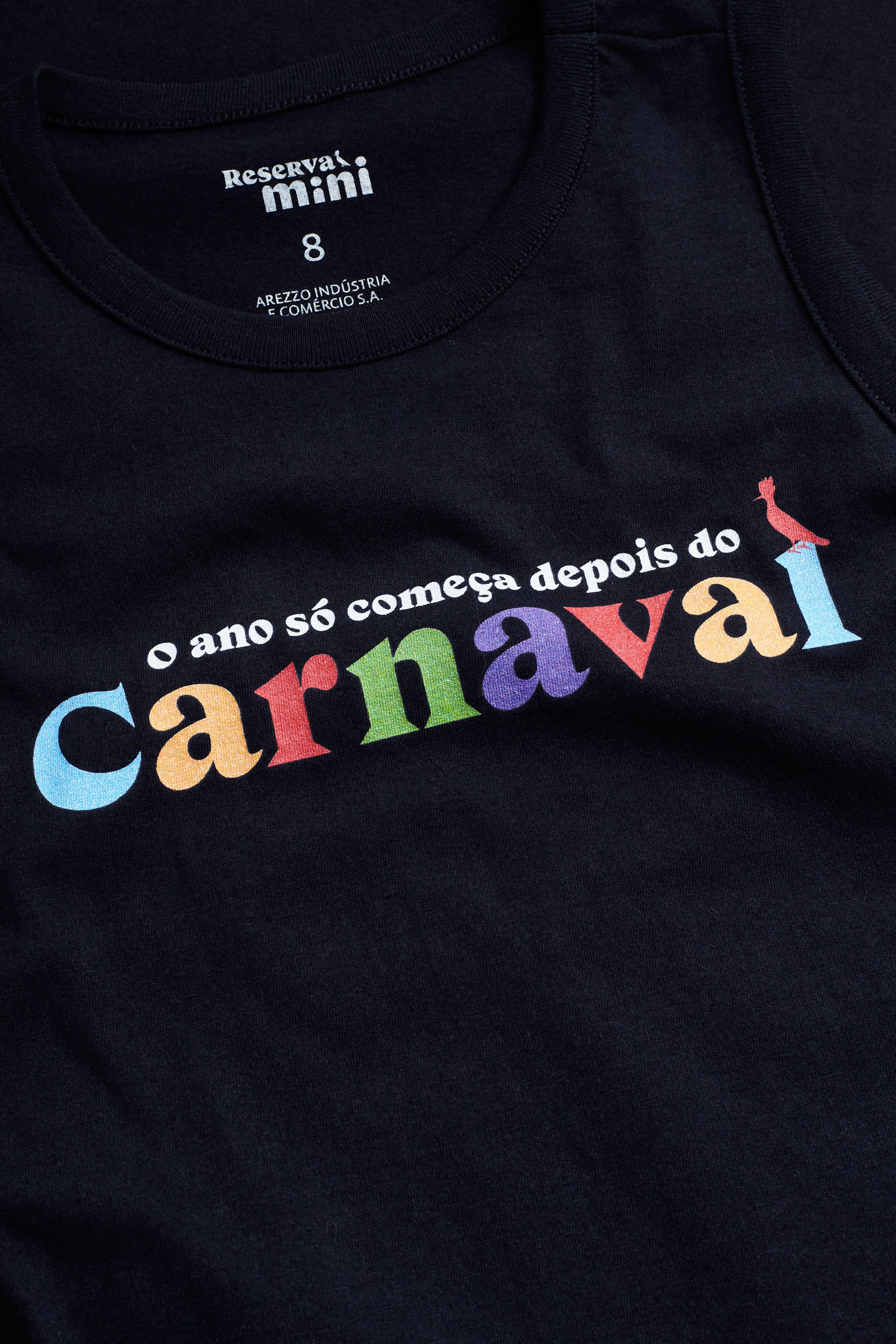 Regata Mini Estampa Depois Do Carnaval