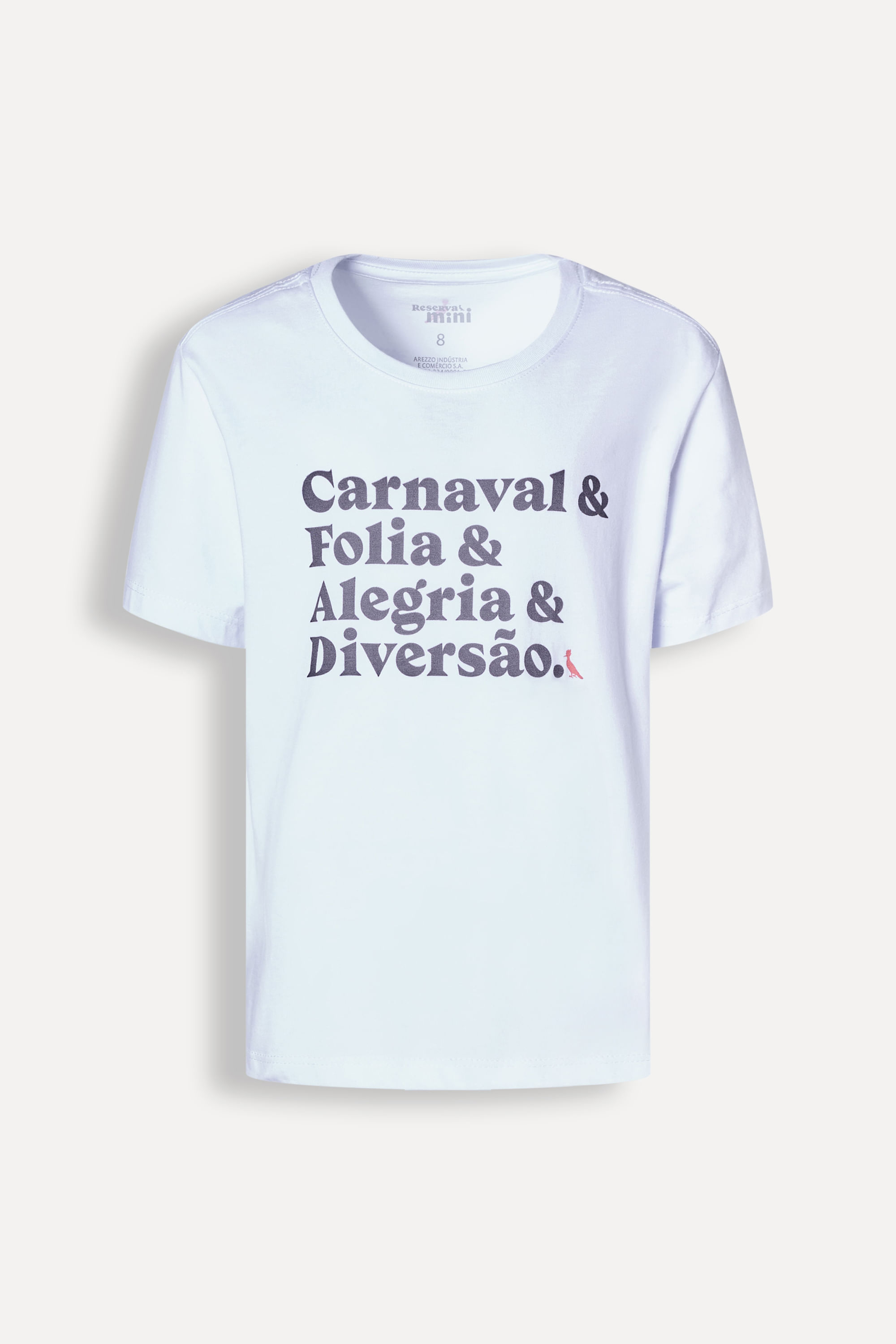 Camiseta Mini Estampa Diversao