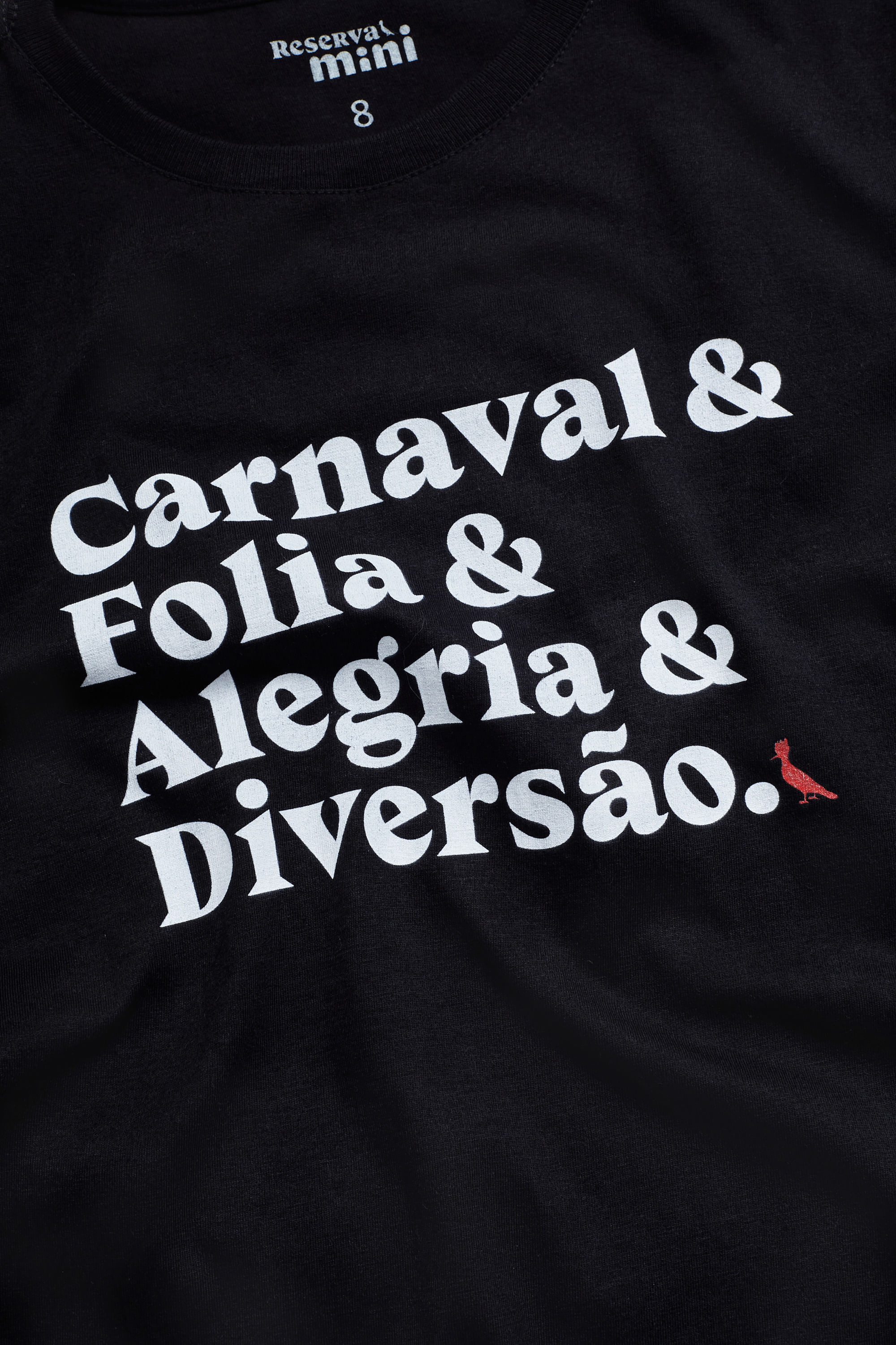 Camiseta Mini Estampa Diversao