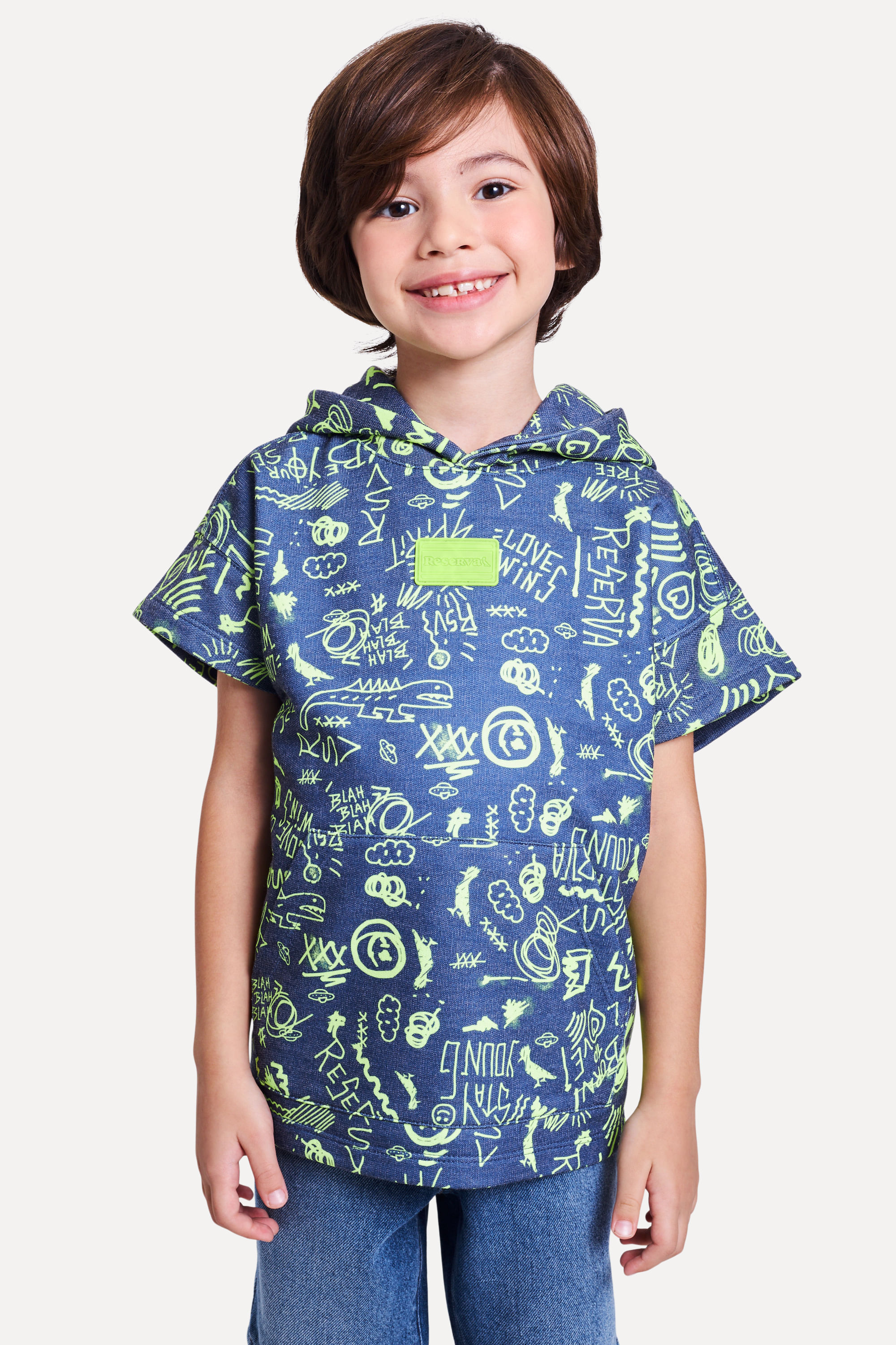 Hoodie Sem Manga Mini Moletom Stay Young