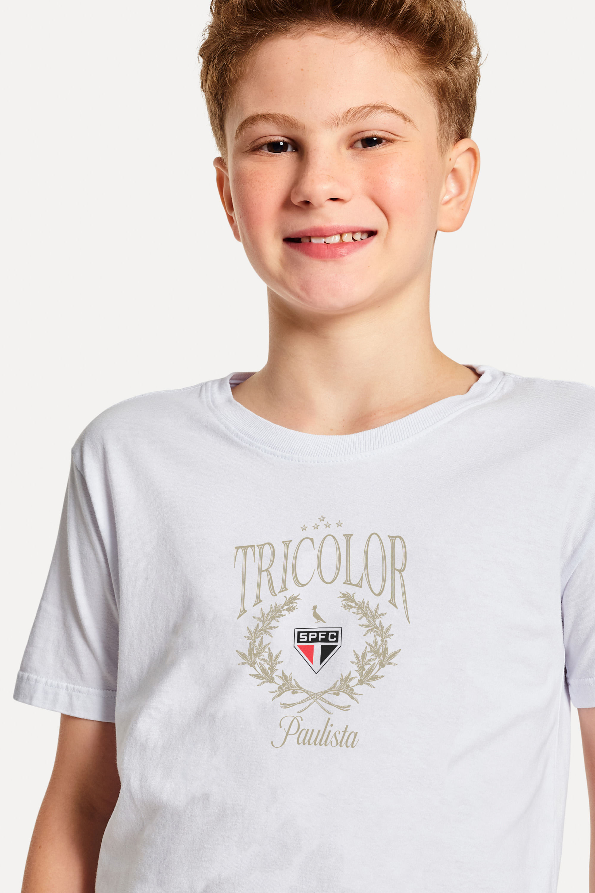 Camiseta Est Mini Tricolor Paulista