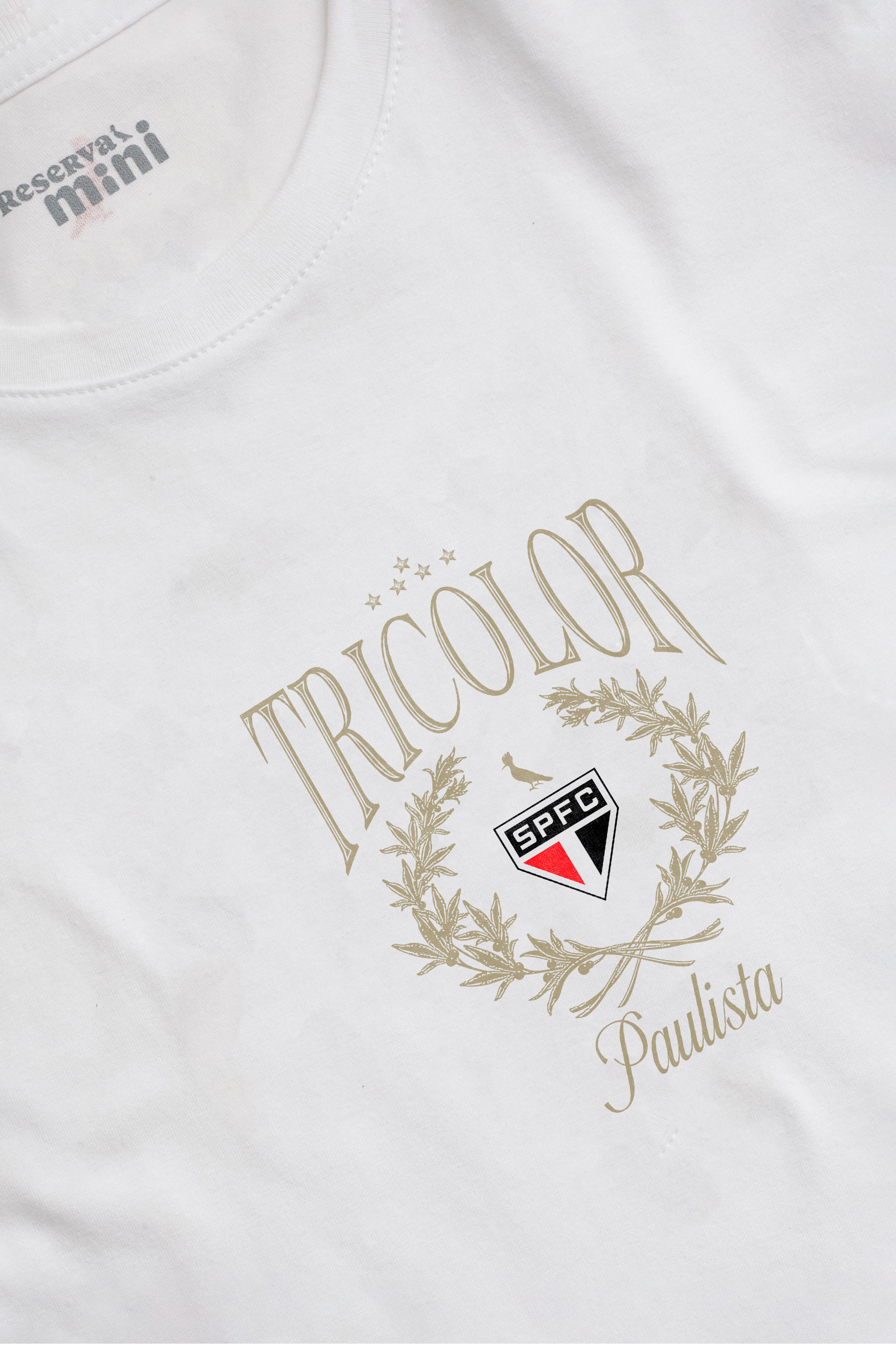 Camiseta Est Mini Tricolor Paulista