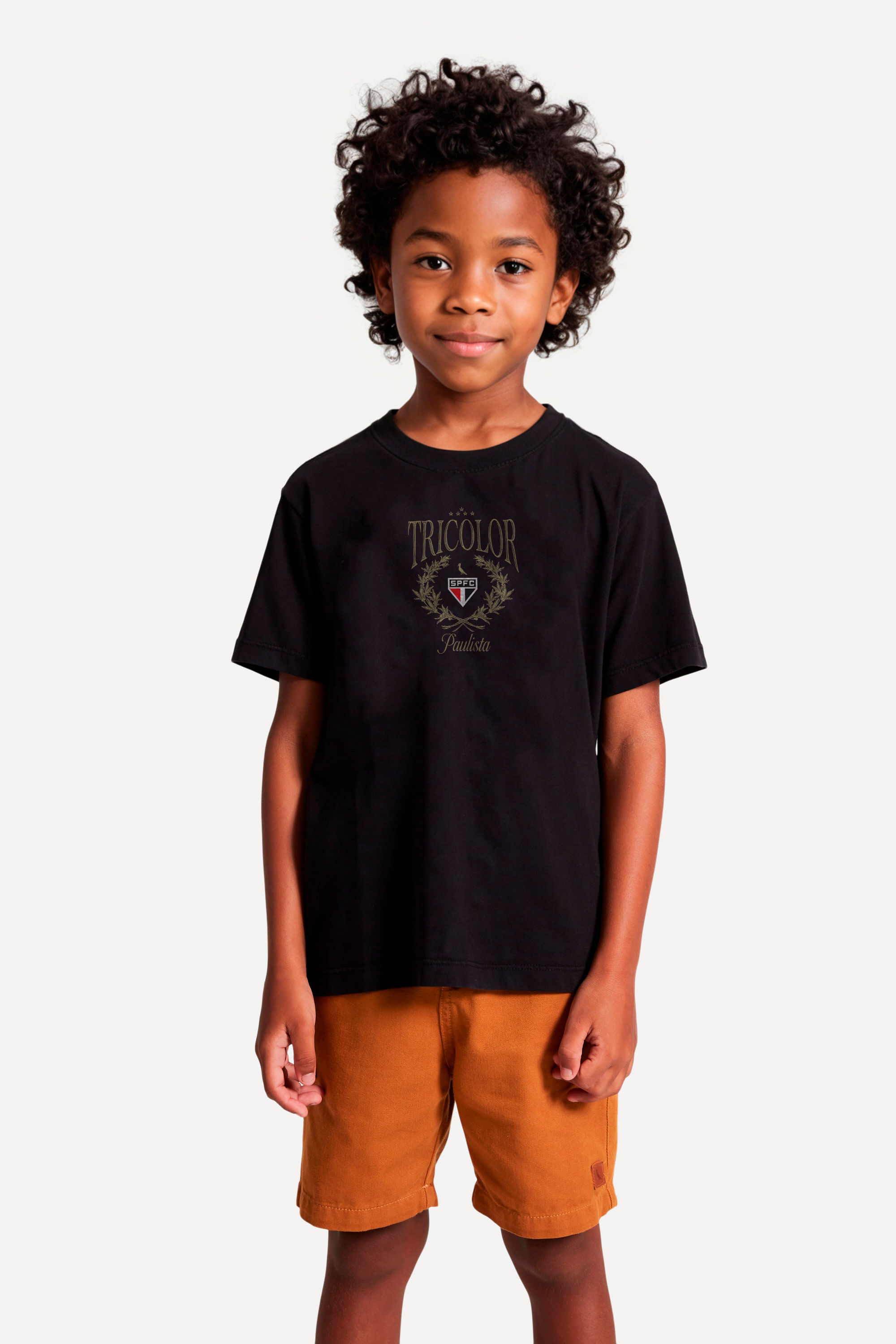 Camiseta Est Mini Tricolor Paulista