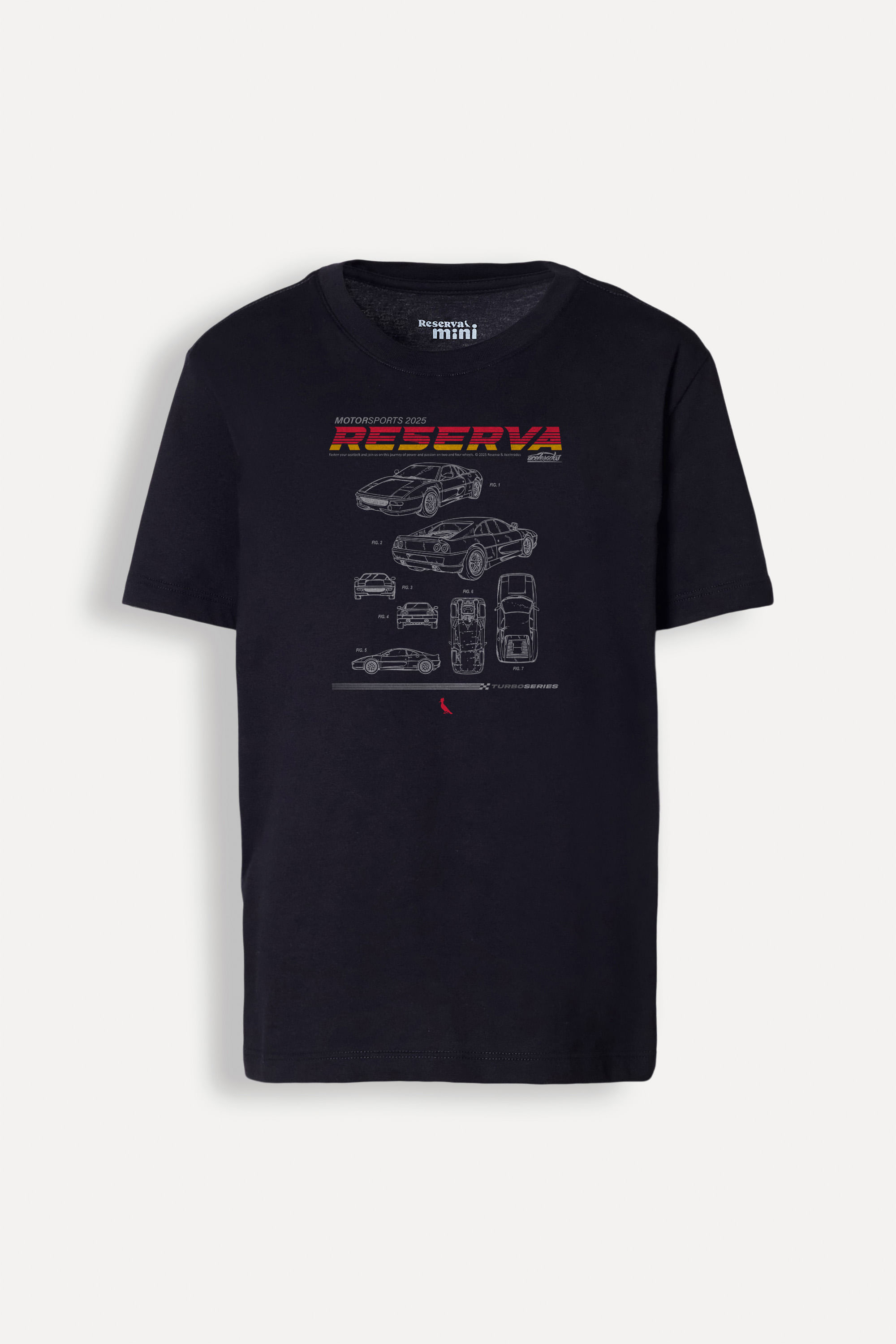 Camiseta Mini Est Rsv Figs 7 Turboseries