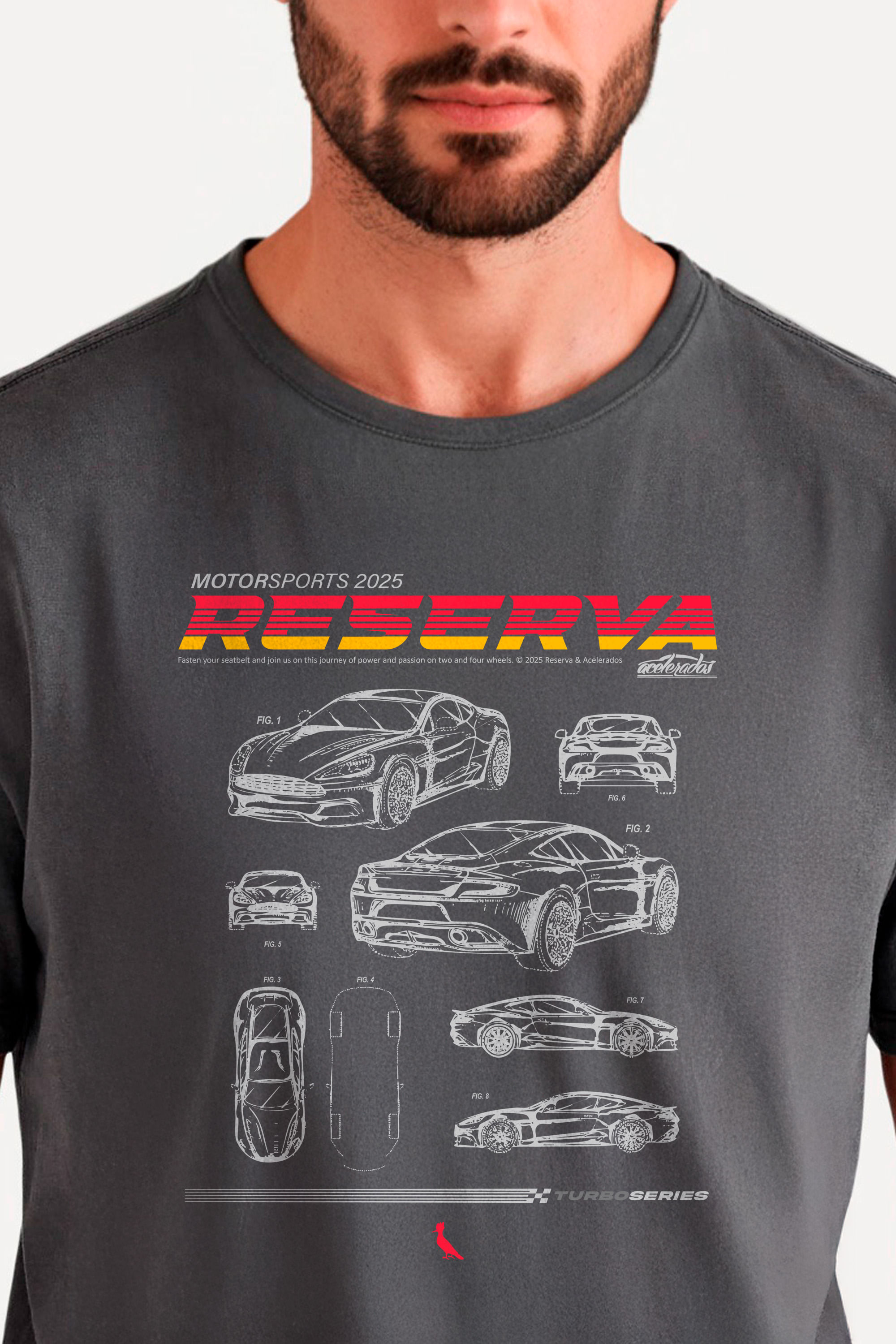 Camiseta Est Rsv Figs 8 Turboseries