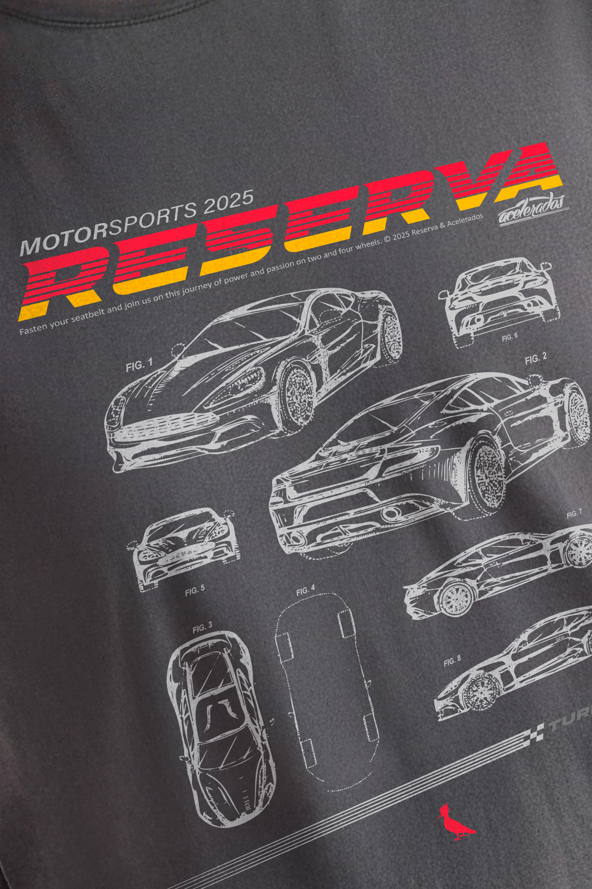 Camiseta Est Rsv Figs 8 Turboseries
