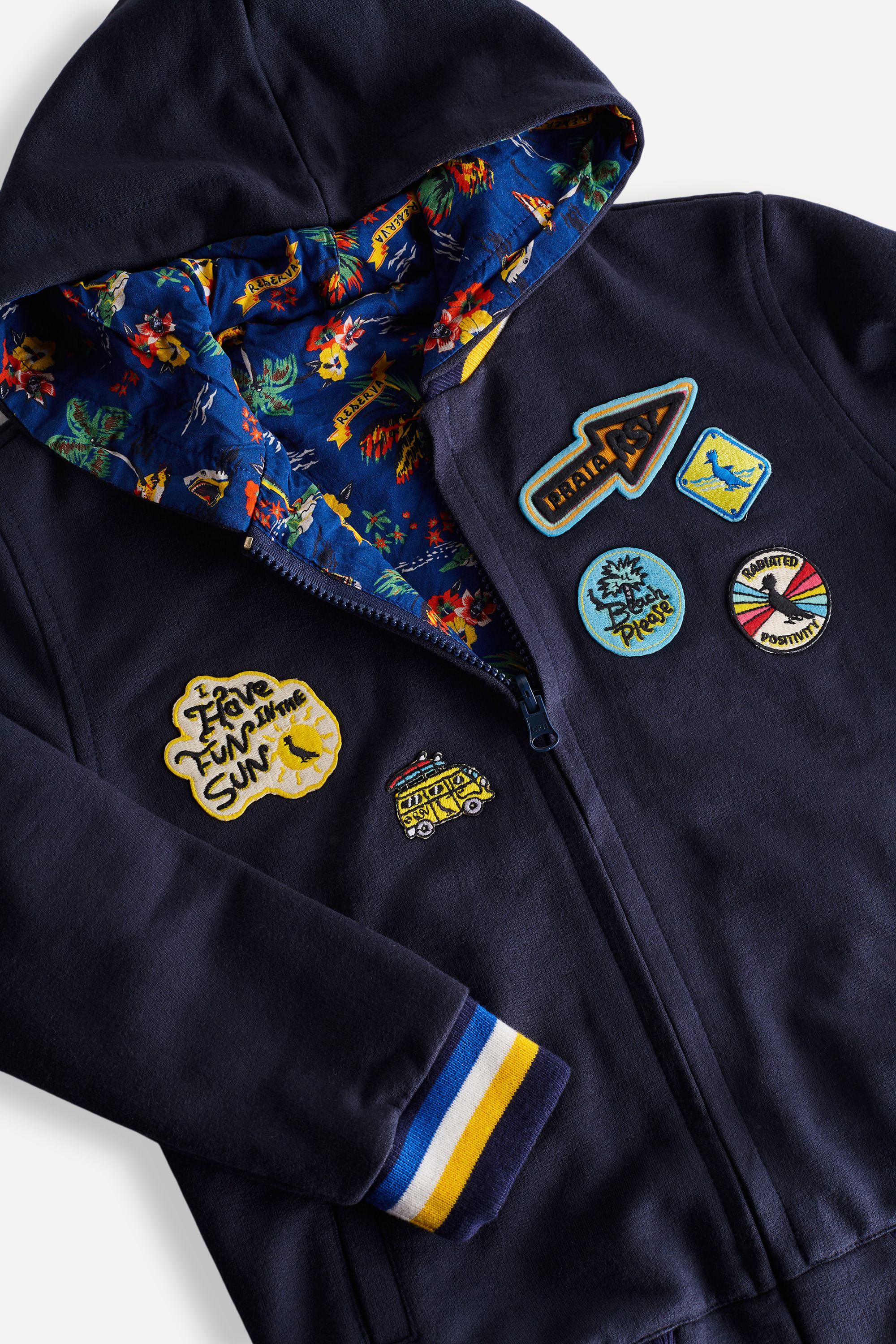 Jaqueta Mini Bomber Df Tropical Shark