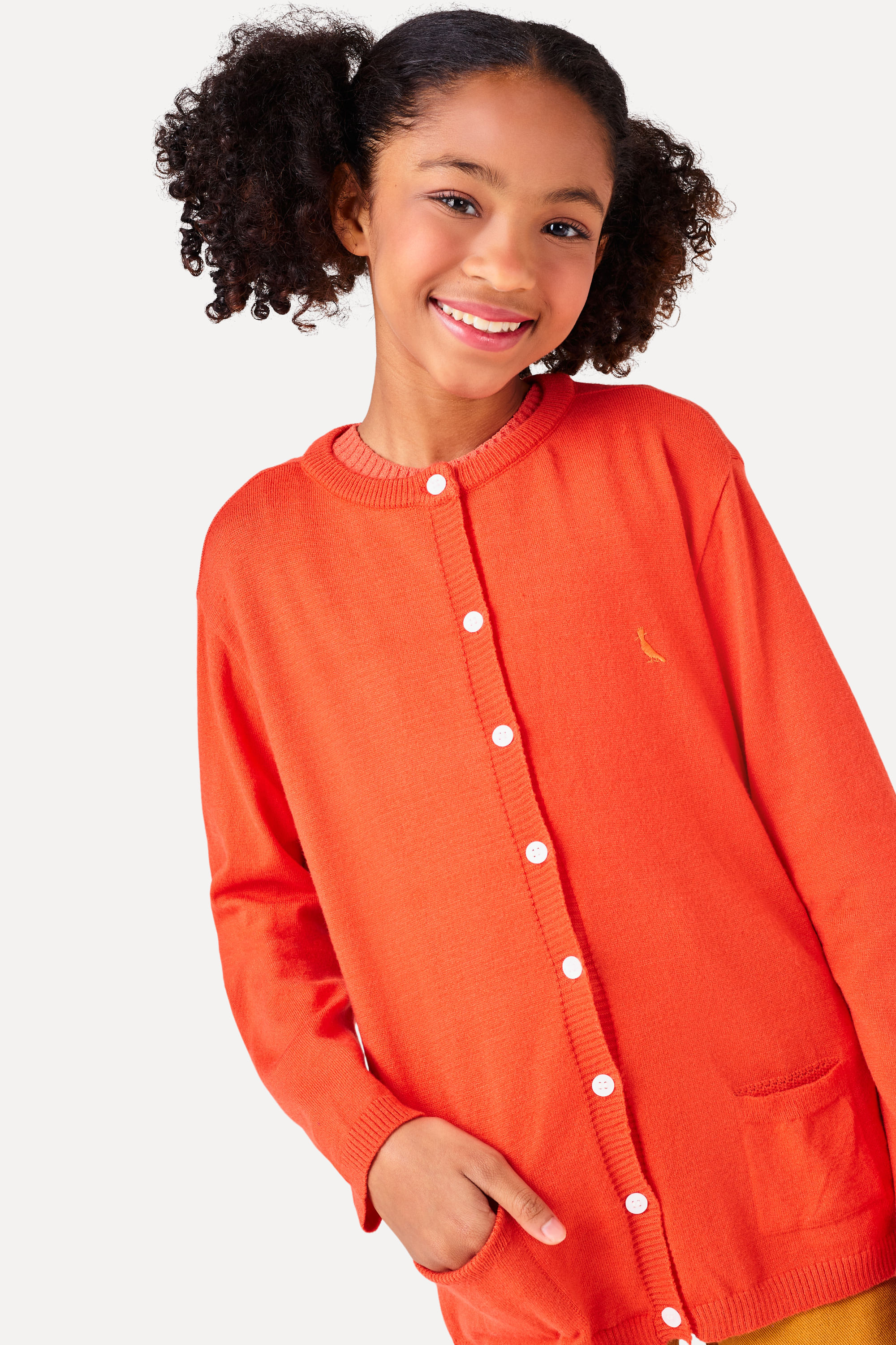 Cardigan Menina Tricot Comfy