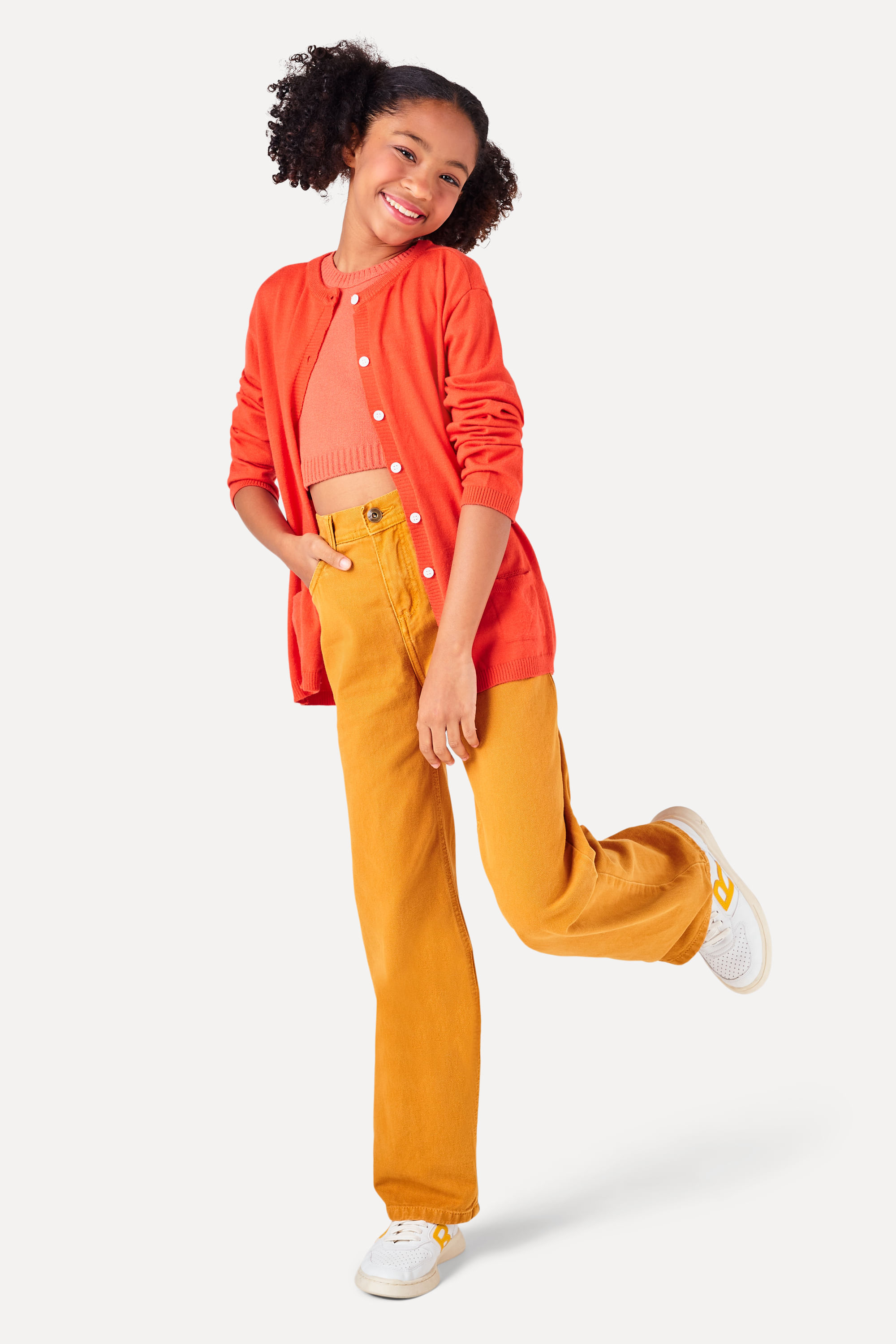 Cardigan Menina Tricot Comfy