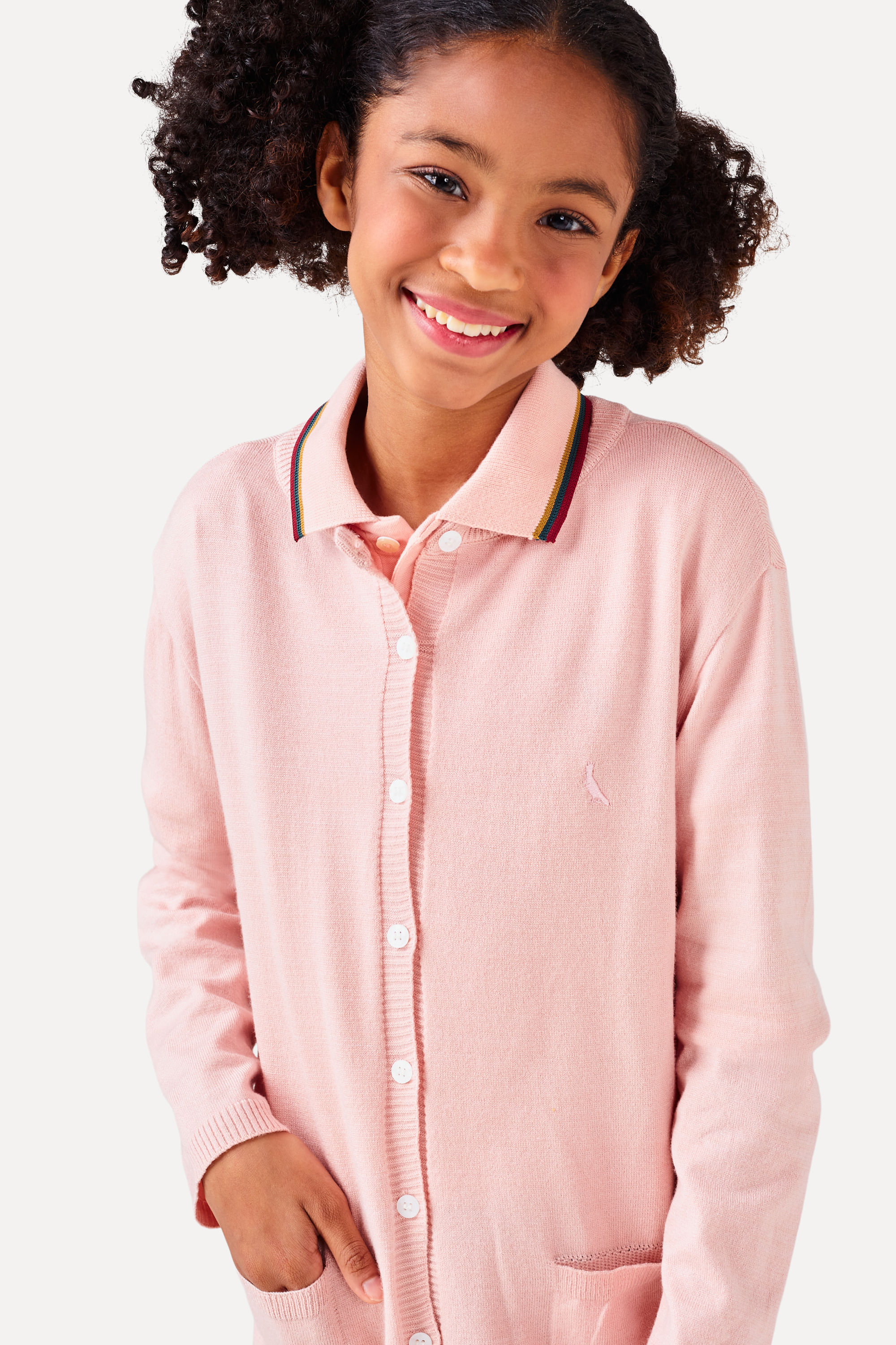 Cardigan Menina Tricot Comfy